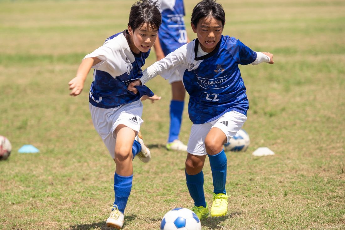 1対1の競り合い